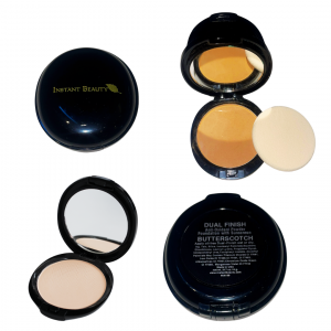 Organic Dual Finish Anti-Oxidant Powder Foundation Oil Free with Sunscreen