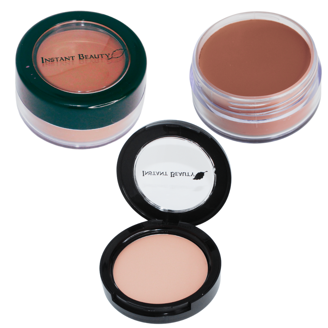 Waterproof Organic Camouflage Finish Foundation (Powder-Cream) with Elastin - Image 23