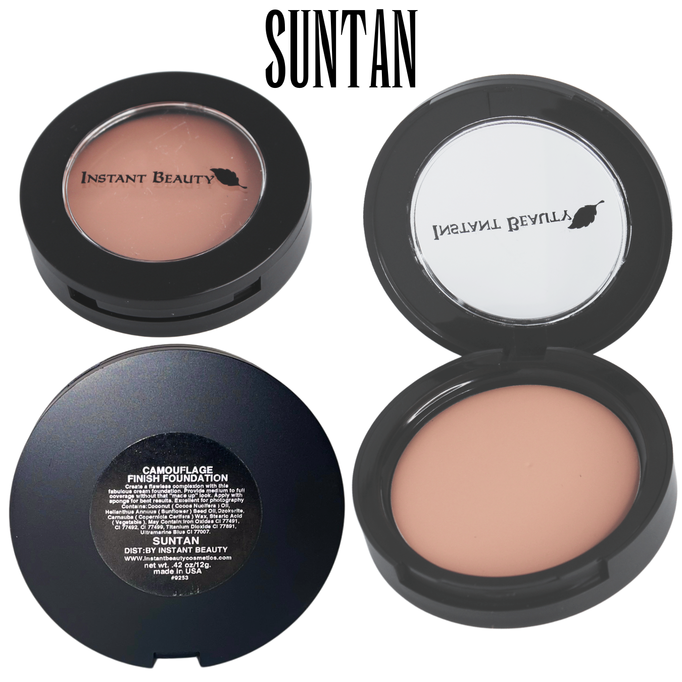 Waterproof Organic Camouflage Finish Foundation (Powder-Cream) with Elastin - Image 8