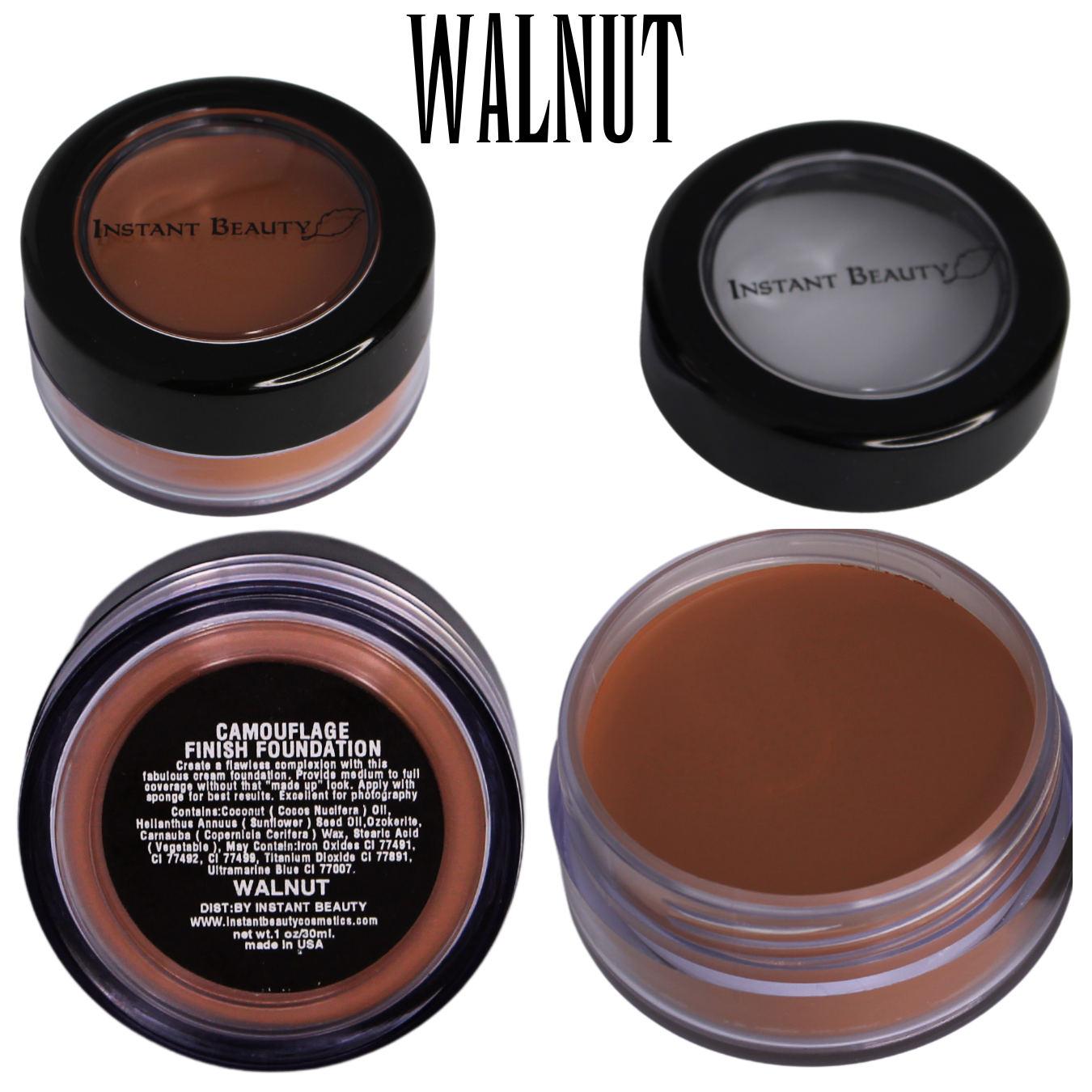 Waterproof Organic Camouflage Finish Foundation (Powder-Cream) with Elastin - Image 18