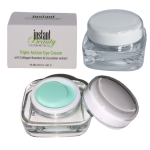 Organic Triple Action Eye Cream With Collagen Booster & Cucumber Extract